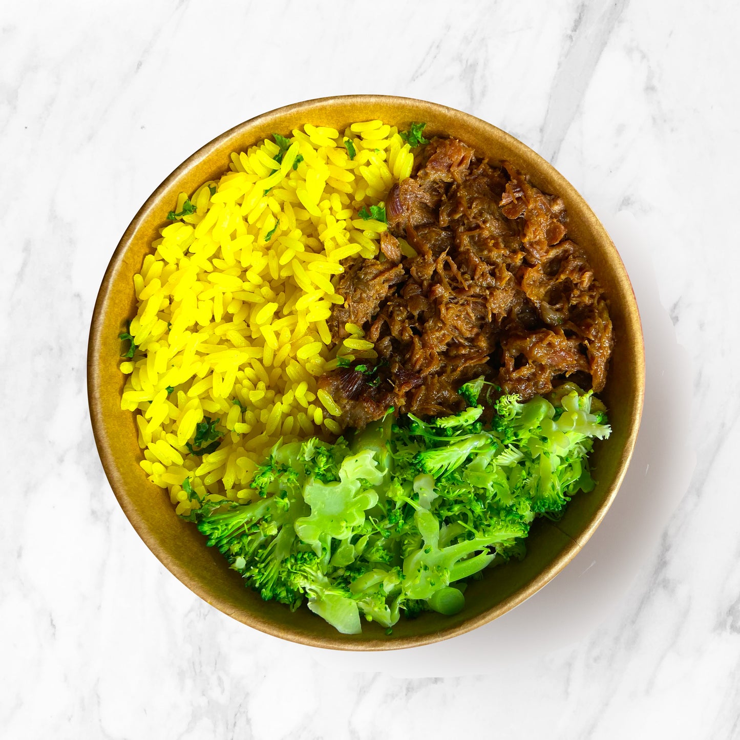 Beef Rendang with Turmeric Rice and Broccoli