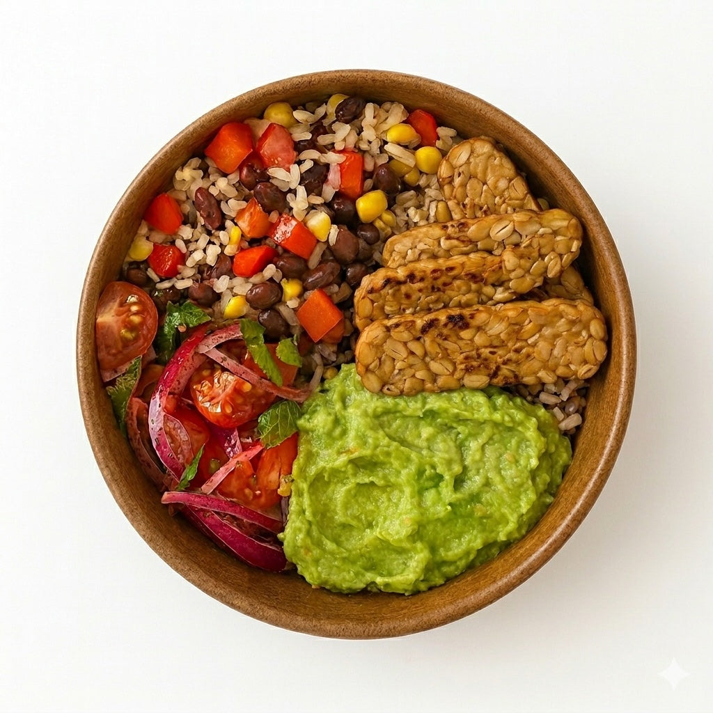 Cajun Tempeh & Mexican Rice LIGHT