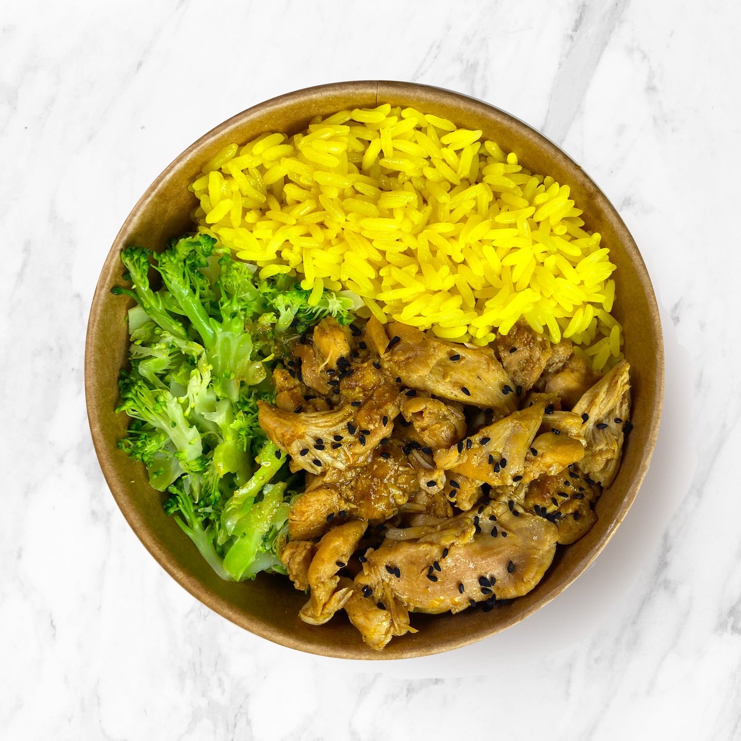 Chicken Kare Raisu with Grain Mix, Carrots and Broccoli