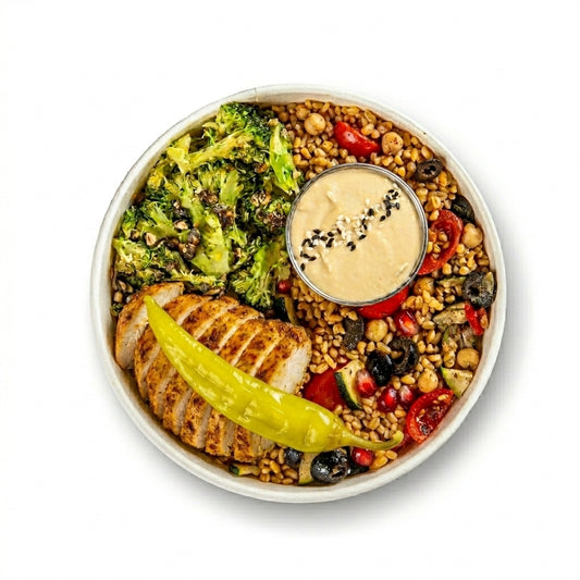 Shawarma Chicken & Bulgur Wheat Salad Meal Pot